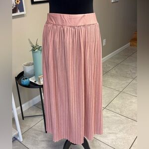 Light pink maxi skirt